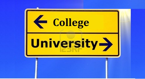 Difference Between A College And University