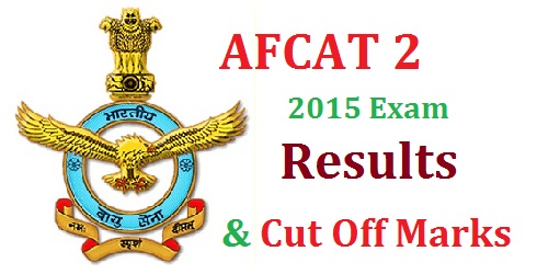 AFCAT 2 Result 2015