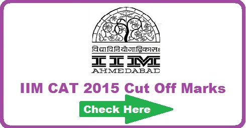 IIM CAT 2015 Cut Off Marks