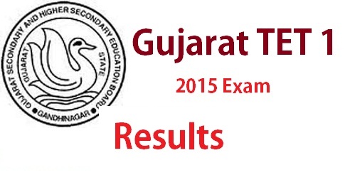 Gujarat TET 1 Result 2015