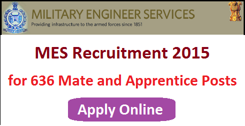 MES Recruitment 2015