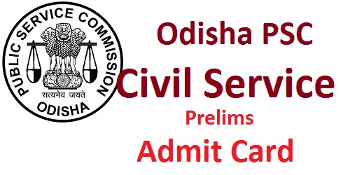 OPSC Civil Service Pre Exam Admit Card 2015