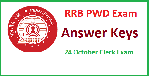 RRB PWD Answer Key 2015