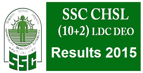 SSC CHSL Result 2015