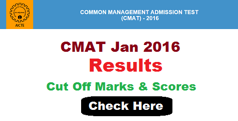 CMAT Jan 2016 Result