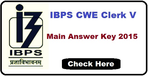 IBPS Clerk 5 Main Answer Key 2015