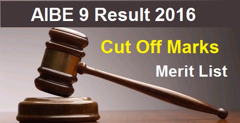 All India Bar Exam AIBE 9 Result 2016