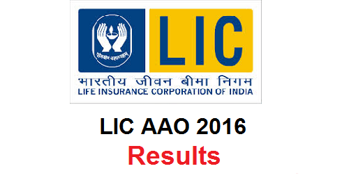LIC AAO Result 2016