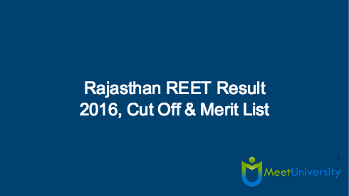 Rajasthan REET Result 2016