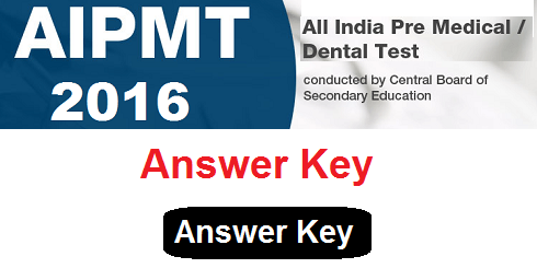 AIPMT 2016 Answer Key