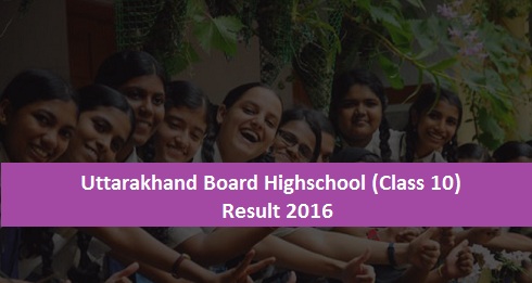 Uttarakhand Board 10th Result 2016