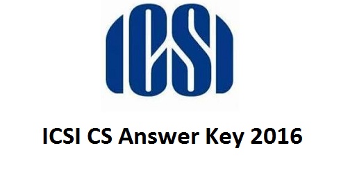 ICSI CS Answer Key 2016