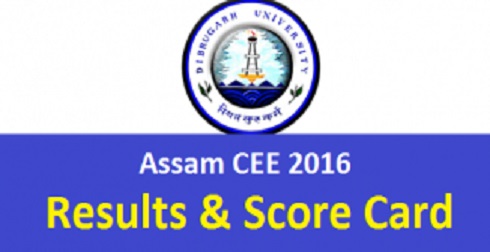 Assam CEE 2016 Result