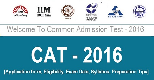 CAT Notification 2016-2017: Registration