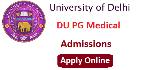 Delhi University PG Medical Admission 2016