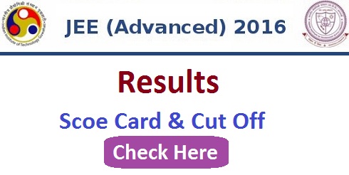 IIT JEE Advanced 2016 Result