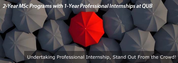 Masters with Paid Internship at QUB