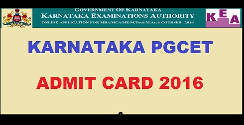 Karnataka PGCET Answer Key 2016