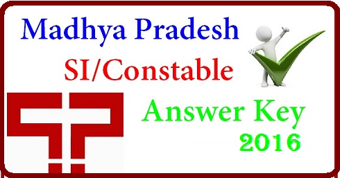 MP Police Constable Answer Key 2016