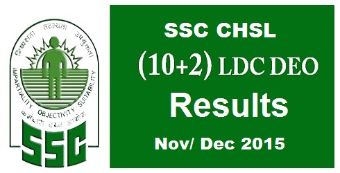 SSC CHSL Tier 2 Result 2015