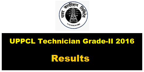 UPPCL Technician Grade 2 Result 2016