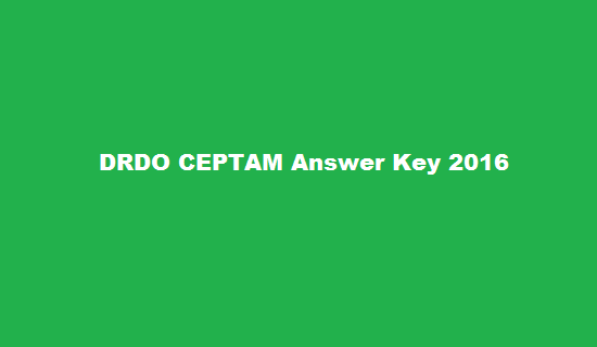 drdo ceptam 08 answer key 2016