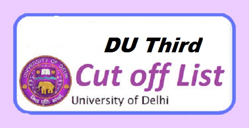 DU 3rd Cut Off List 2016