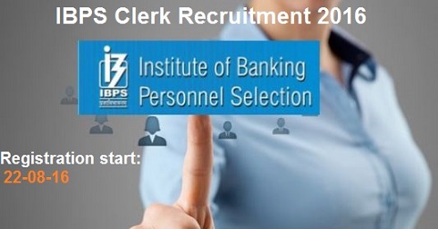 IBPS Clerk VI 2016 Registration