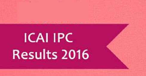 ICAI CA Intermediate IPC Result 2016