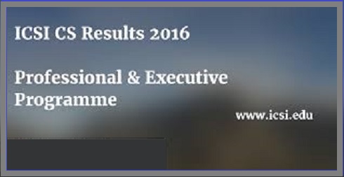 ICSI CS Result June 2016