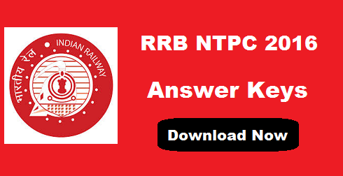 rrb ntpc exam answer key 2016