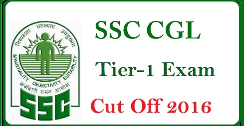SSC CGL Cut Off Marks 2016