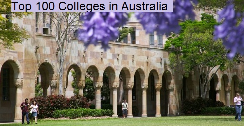 Top 100 Colleges in Australia