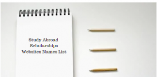 Study Abroad Scholarships Websites Names List