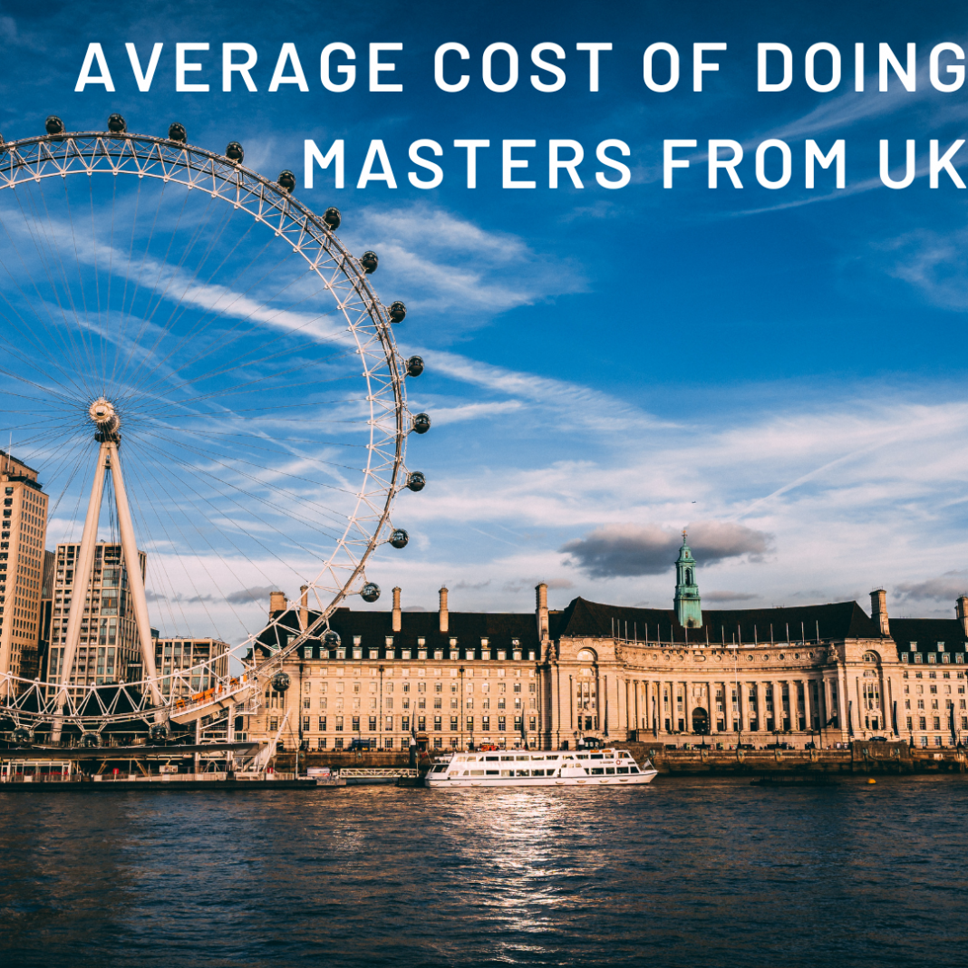 Average Cost of doing masters from UK