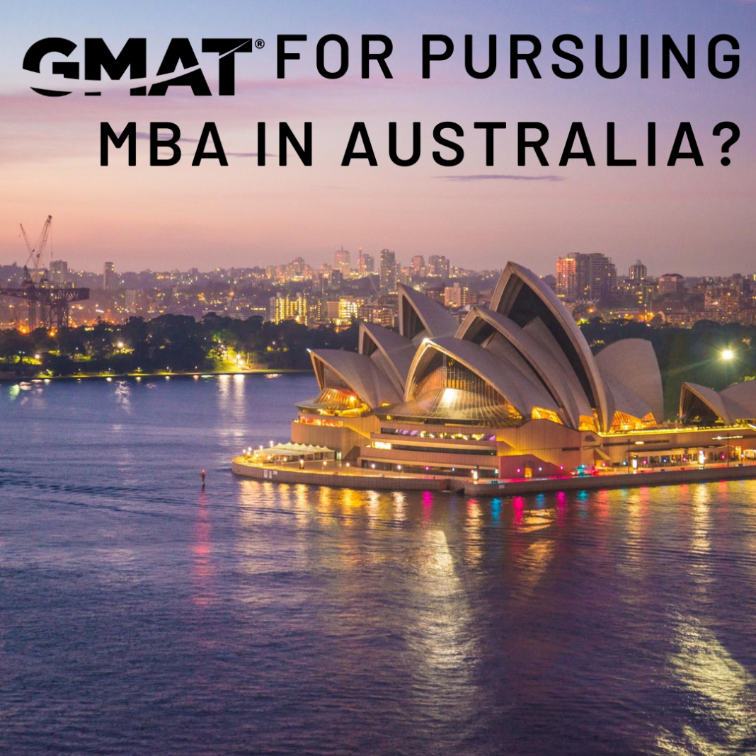 Is it necessary to take the GMAT for pursuing an MBA in Australia?